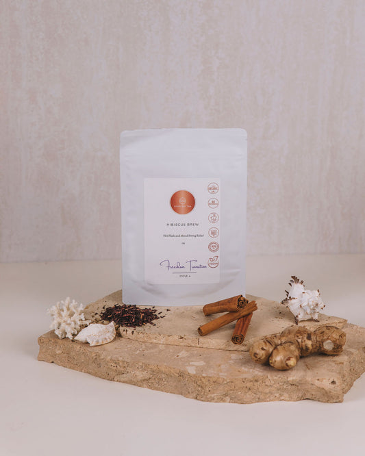 Organic Hibiscus Brew for Hot Flash Relief & Radiant Health
