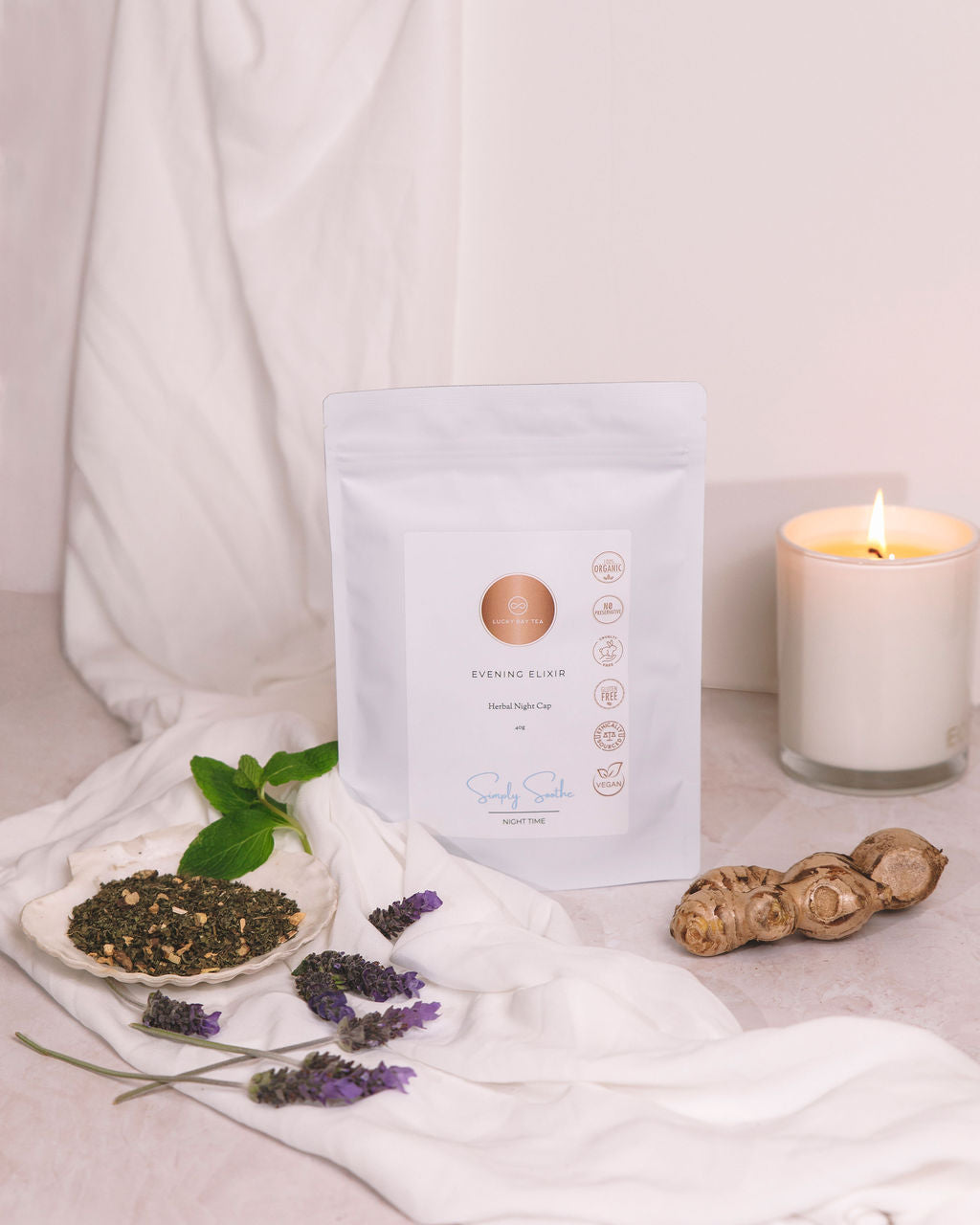 Evening Elixir – Potent Sleep Support Tea That Helps You Sleep