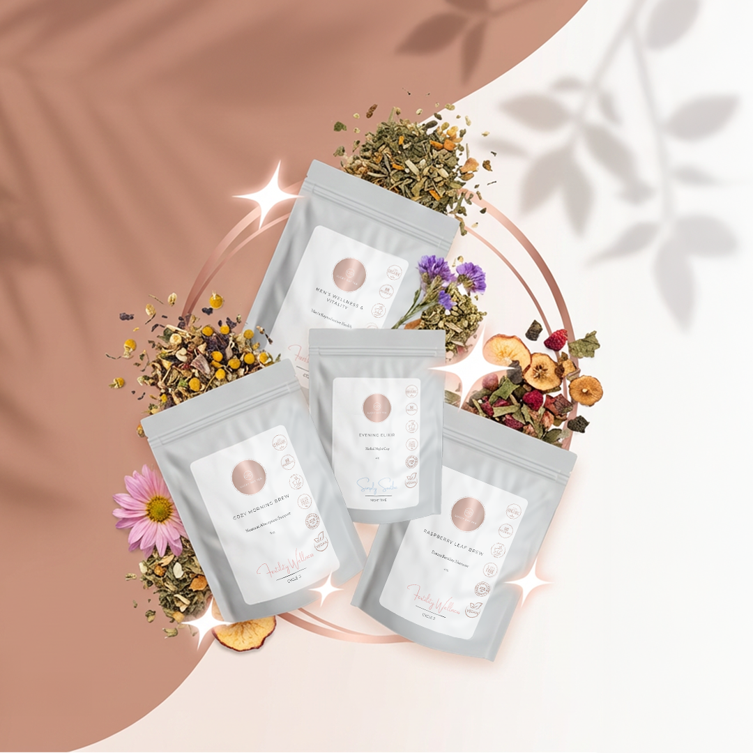 Cycle Three Herbal Tea Bundle for Fertility ( For Her & Him)