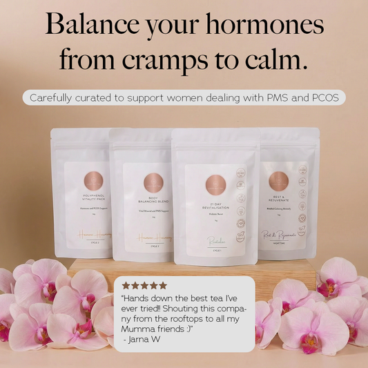 Cycle Two – Hormone-Balancing Tea Bundle for PMS & PCOS