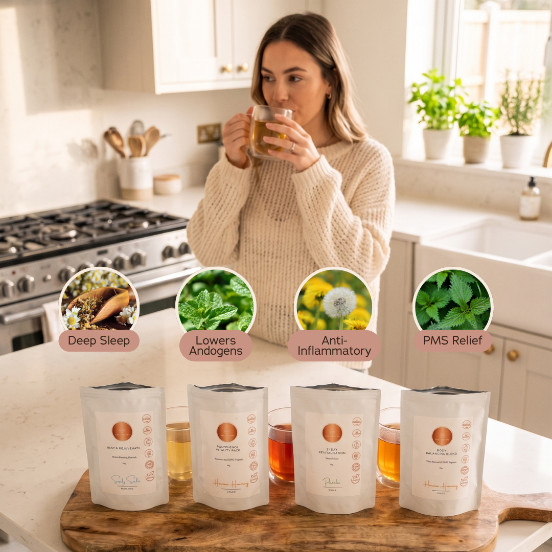 Cycle Two – Hormone-Balancing Tea Bundle for PMS & PCOS
